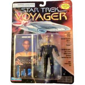 Unopened 1995 Star Trek Voyager Lt Tuvok With Accessories Playmates Collector